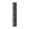 Elite Four Door Coin Return Locker Graphite Grey - GR694-CN Steel Lockers 450mm Deep Elite Lockers   