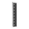 Elite Eight Door Coin Return Locker with Sloping Top Graphite Grey - GR697-CNS Steel Lockers 450mm Deep Elite Lockers   