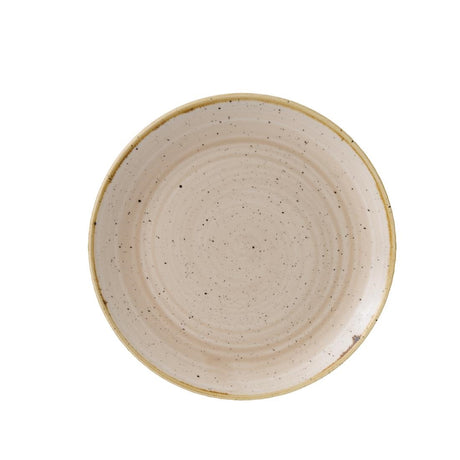 Churchill Stonecast Round Coupe Plates Nutmeg Cream 217mm (Pack of 12) - GR936 Plates Churchill