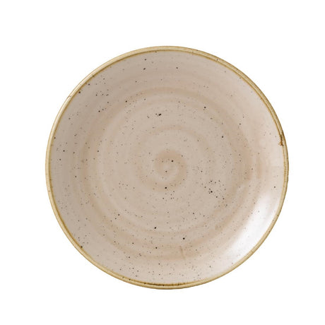 Churchill Stonecast Round Coupe Plates Nutmeg Cream 165mm (Pack of 12) - GR937 Plates Churchill