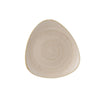 Churchill Stonecast Triangle Plates Nutmeg Cream 229mm (Pack of 12) - GR940 Plates Churchill