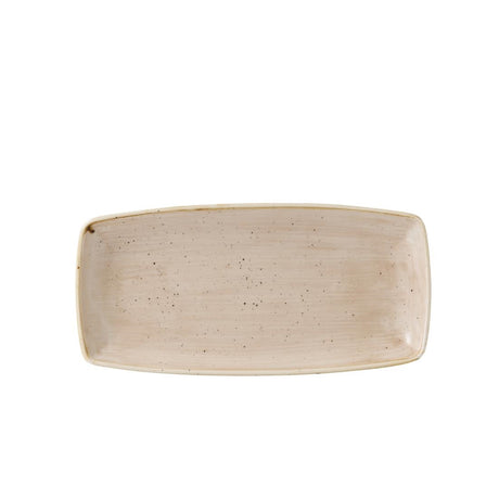 Churchill Stonecast Rectangular Plate Nutmeg Cream 145 x 295mm - GR944 Plates Churchill