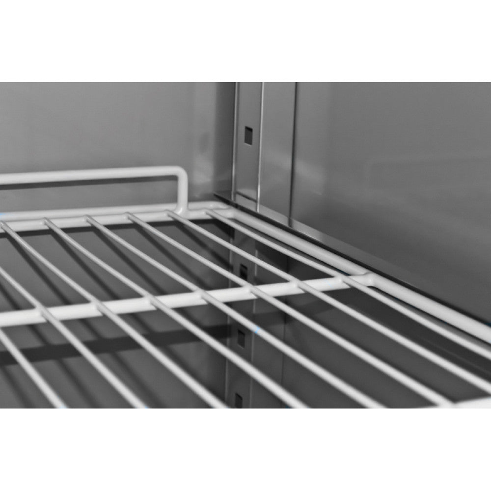 Prodis 4 Door Gastronorm Counter Fridge Commercial 393Ltr Prep Refrigerator | GRN-W4R Refrigerated Counters - Four Door Prodis