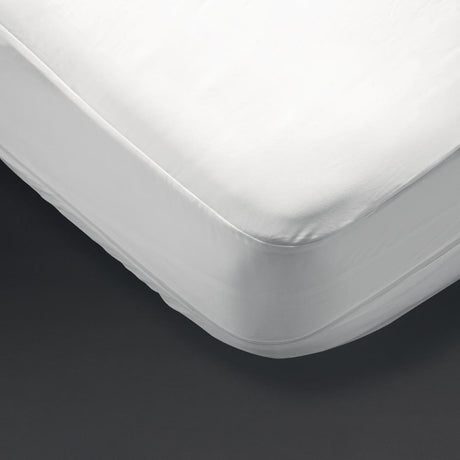Mitre Comfort Allerzip Smooth Mattress Protector Encasement Single - GT724  Protect A Bed   