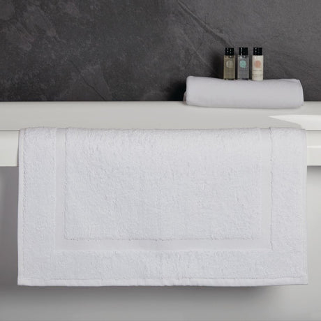 Mitre Essentials Capri Bath Mat White - GT750  Mitre Essentials   