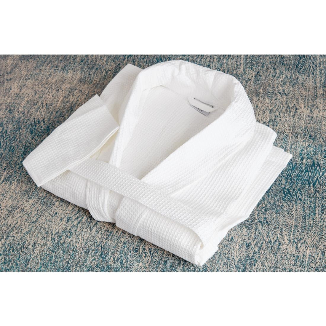 Mitre Comfort Langley Bathrobe White Large - GT786-L  Mitre Comfort   