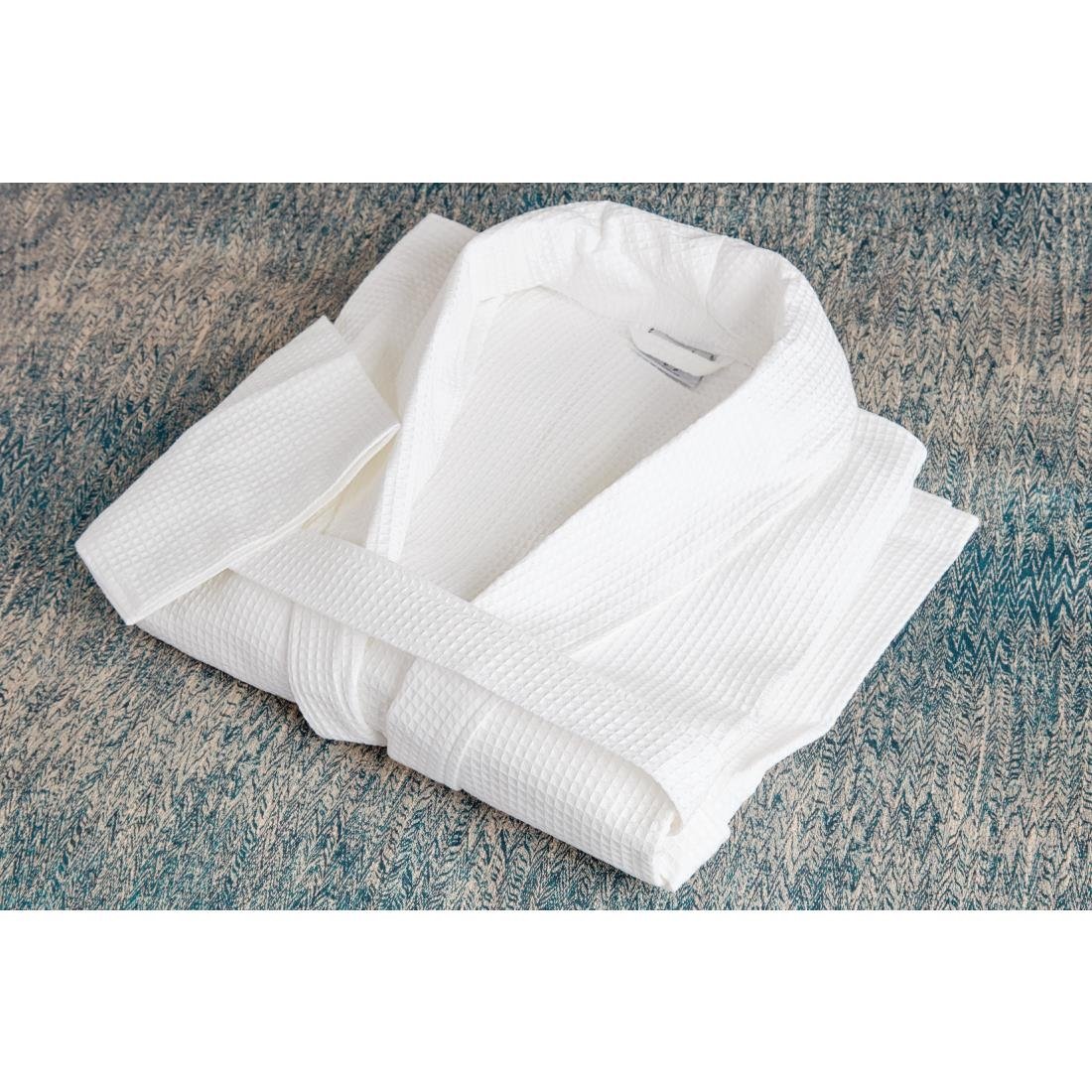 Mitre Comfort Langley Bathrobe White Extra Large - GT786-XL  Mitre Comfort   