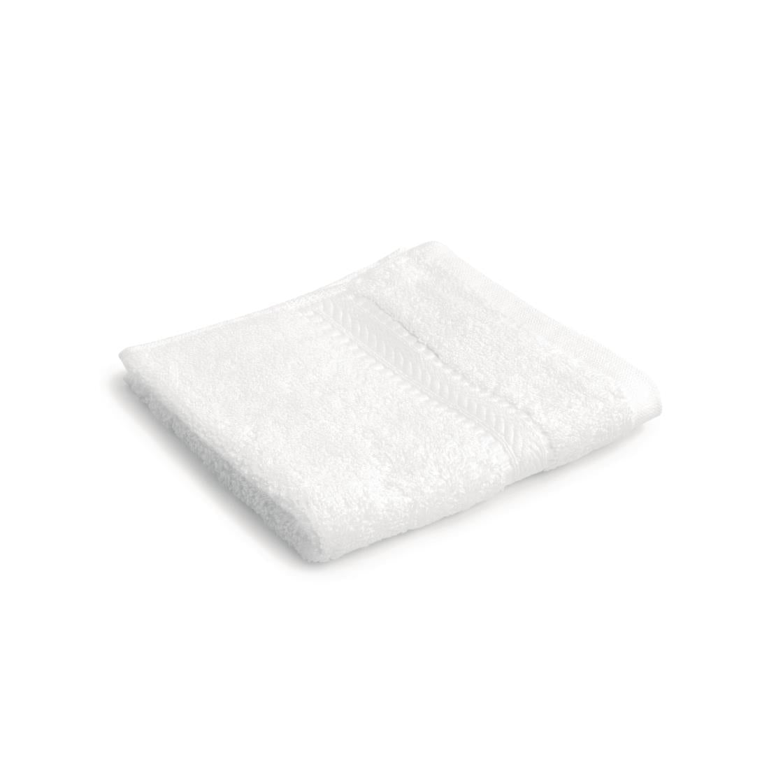 Mitre Comfort Nova Face Cloth White (Pack of 10) - HR083  Mitre Comfort   