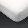 Mitre Comfort Percale Fitted Sheet White King Size - GT801  Mitre Comfort   