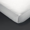 Mitre Essentials Pyramid Flat Sheet White Single - GT827  Mitre Essentials   