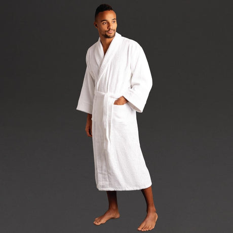 Mitre Comfort Sandringham Bathrobe White Extra Large - GT856-XL  Mitre Comfort   