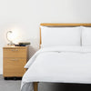 Mitre Essentials Spectrum Duvet Cover White Super King - GT873  Mitre Essentials   