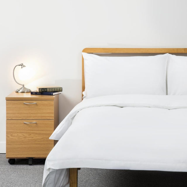 Mitre Essentials Spectrum Duvet Cover White Super King - GT873  Mitre Essentials   
