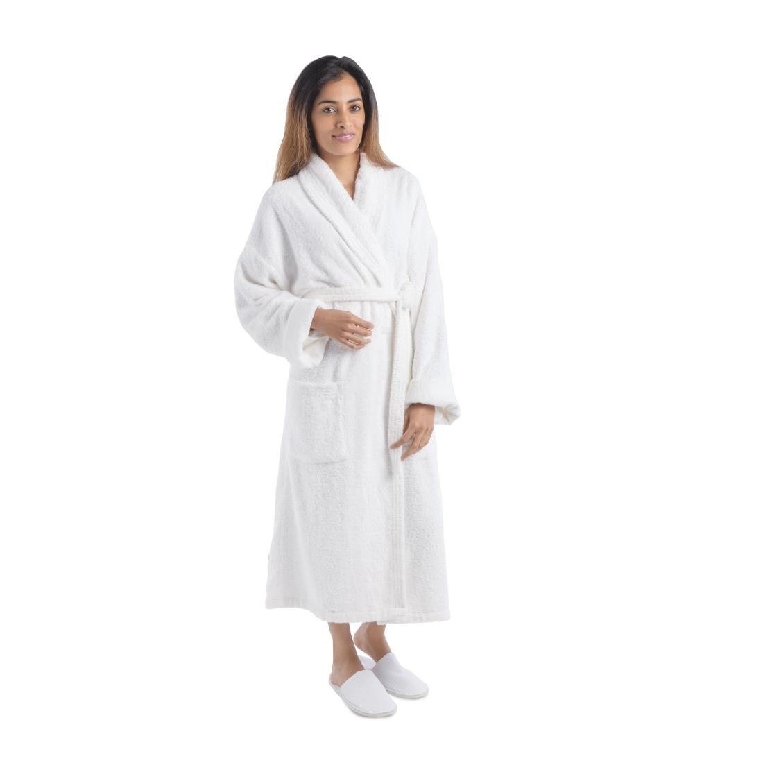 Mitre Essentials Verona Bathrobe Large - GT893-L  Mitre Essentials   