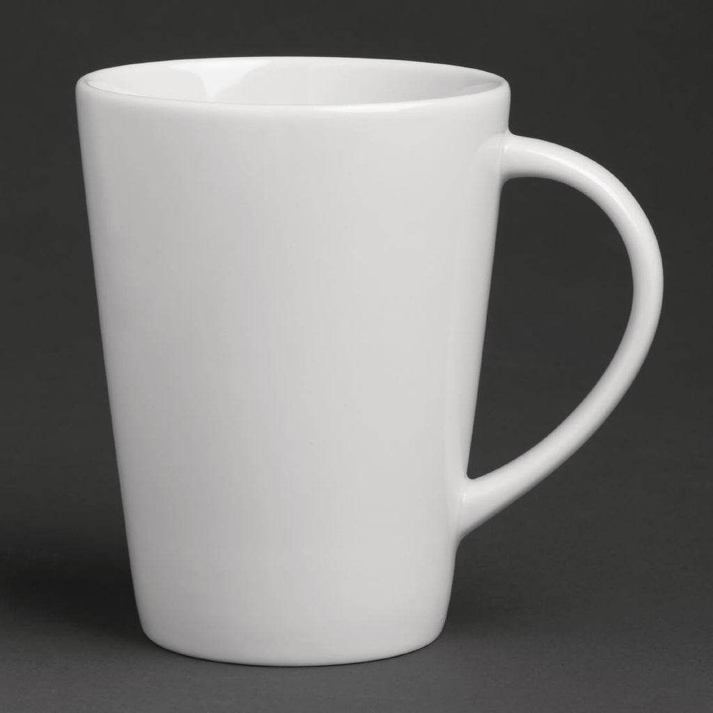 Royal Porcelain Classic White Mug 275ml (Pack of 6) - GT933 Royal Porcelain Crockery Royal Porcelain   