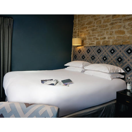 Mitre Heritage Serenity Flat Sheet Super King - GU113  Mitre Heritage   