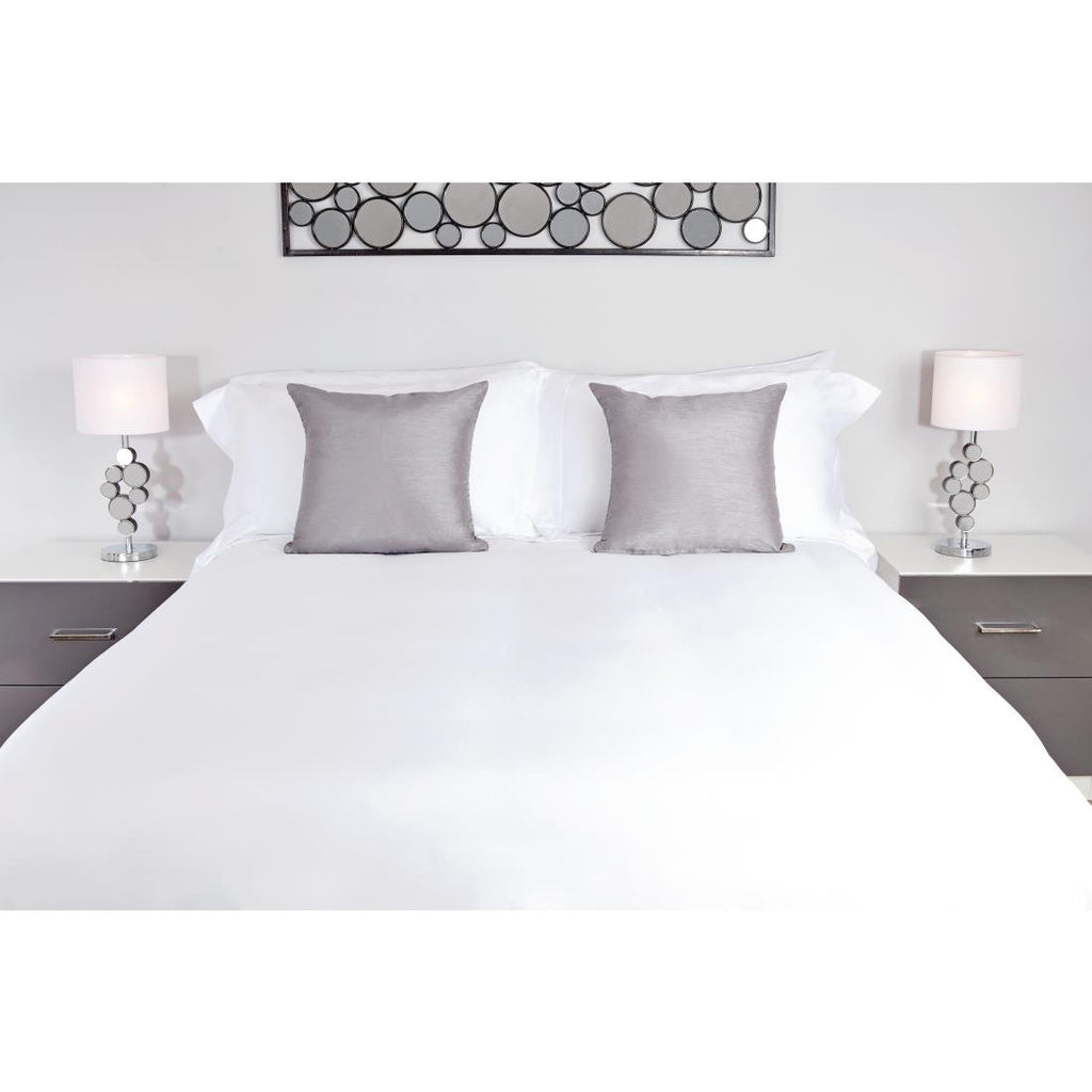 Mitre Luxury Savoy Flat Sheet Double - GU119  Mitre Luxury   