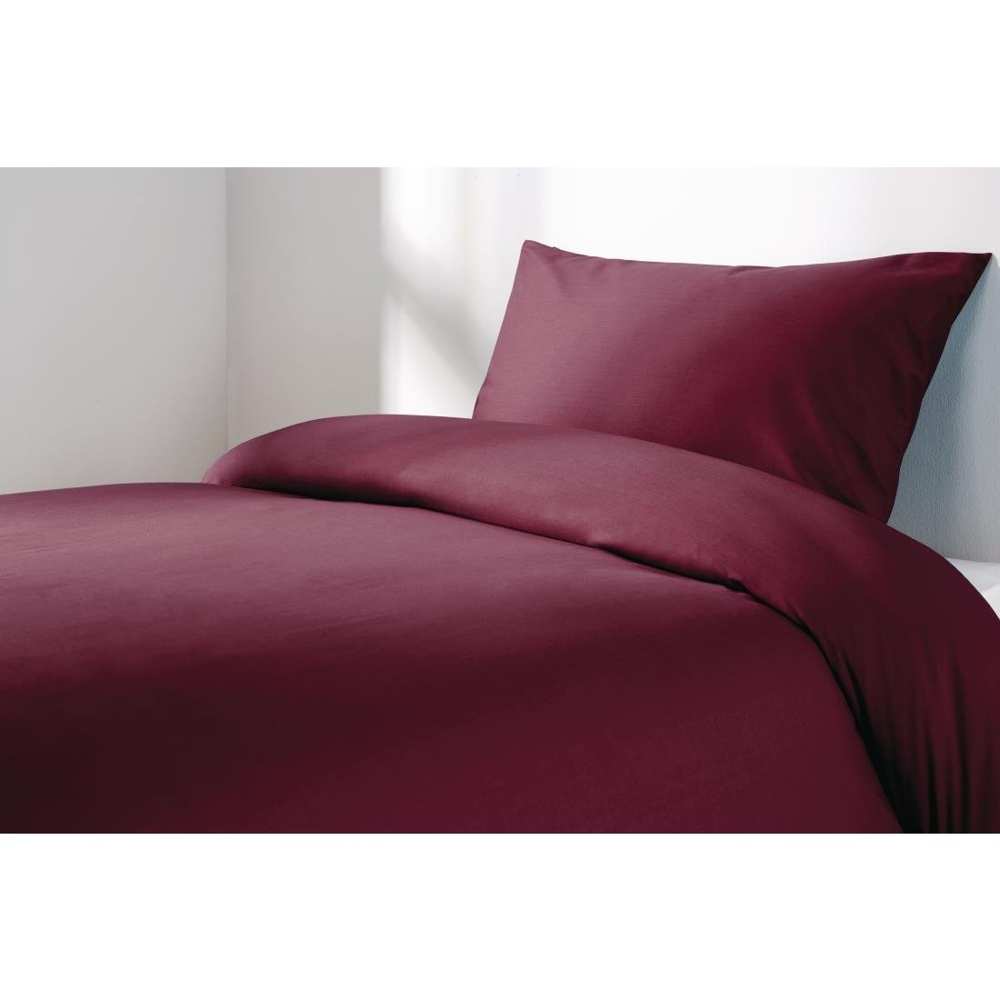 Mitre Essentials Spectrum Fitted Sheet Claret Metric Single - GU167  Mitre Essentials   