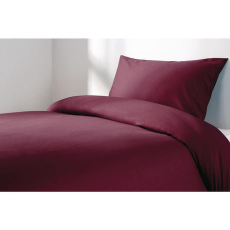 Mitre Essentials Spectrum Kick Pleat Valance Claret Double - GU182  Mitre Essentials   