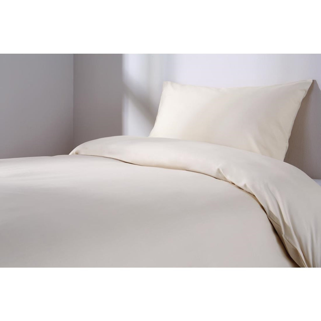 Mitre Essentials Spectrum Kick Pleat Valance Ivory Metric Single - GU162  Mitre Essentials   