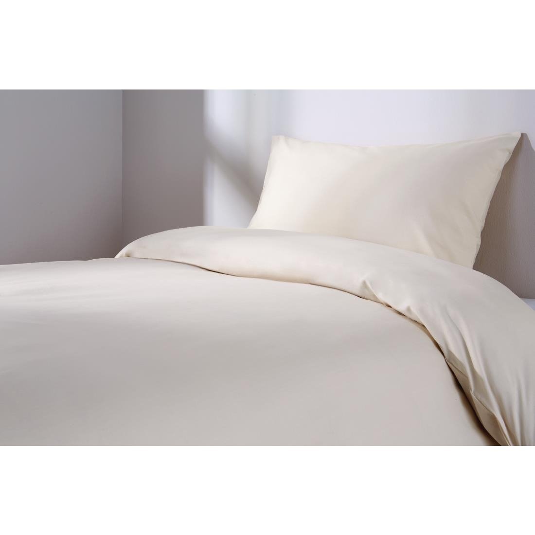 Mitre Essentials Spectrum Kick Pleat Valance Ivory King Size - GU198  Mitre Essentials   