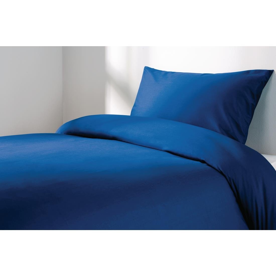 Mitre Essentials Spectrum Fitted Sheet Indigo Metric Single - GU277  Mitre Essentials   
