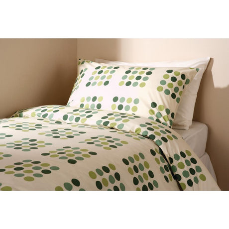 Mitre Essentials Memphis Duvet Cover Green Single - GU298  Mitre Essentials   