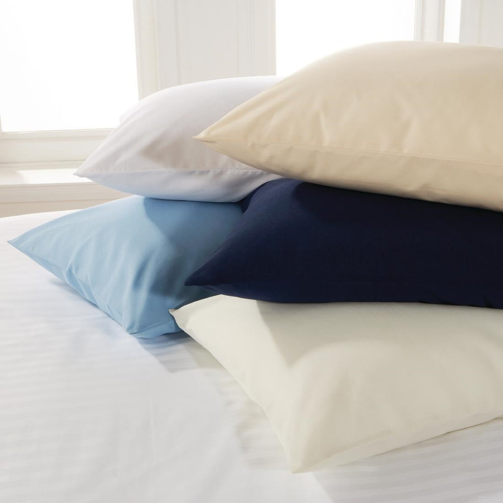 Mitre Essentials Temir Duvet Cover White Single Open - GU352  Mitre Essentials   