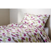 Mitre Essentials Florence Leaf Pillowcase Damson - GU369  Mitre Essentials   