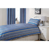 Mitre Essentials Florence Stripe Duvet Cover Cobalt - GU370  Mitre Essentials   