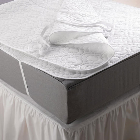 Mitre Essentials Quilted Polyproplene Mattress Protector Double - GU557  Mitre Essentials   