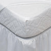 Mitre Essentials Polyrest Mattress Protectors Small Double White - GU563  Mitre Essentials   