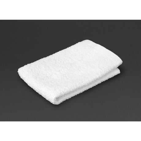 Mitre Essentials Carnival Face Cloth White (Pack of 10) - HB621  Mitre Essentials   