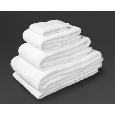 Mitre Luxury Savanna Bath Sheet White - GW315  Mitre Luxury   