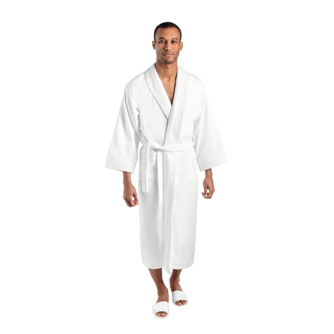 Mitre Luxury Ambassador Extra Large Bathrobe White - GW399  Mitre Luxury   