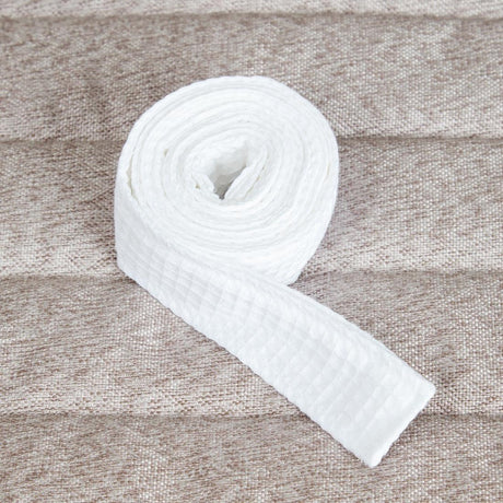 Mitre Comfort Langley Bathrobe Belt White - HD059  Mitre Comfort   