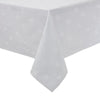 Mitre Luxury Luxor Tablecloth Ivy Leaf White 2300 x 2300mm - GW451  Mitre Luxury   