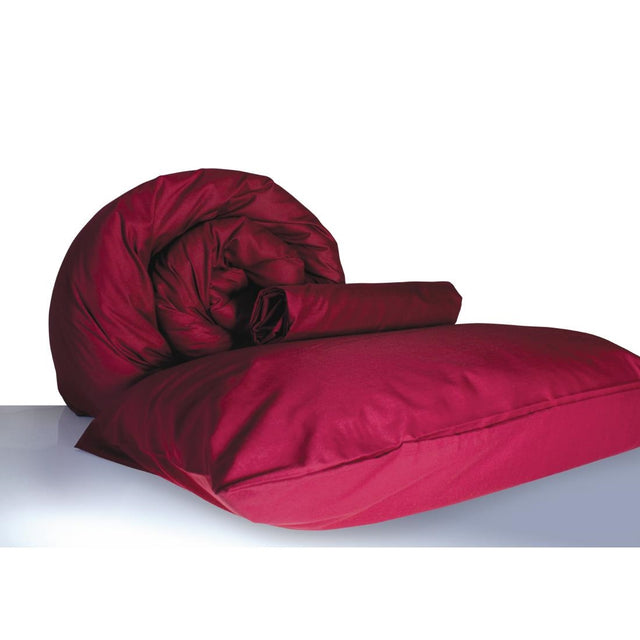 Mitre Essentials Spectrum Single Bedding Set Claret - HB503  Mitre Essentials   