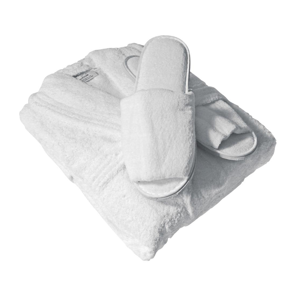Mitre Luxury Curzon Bathrobe and Slipper Set Large - HB544  Mitre Luxury   