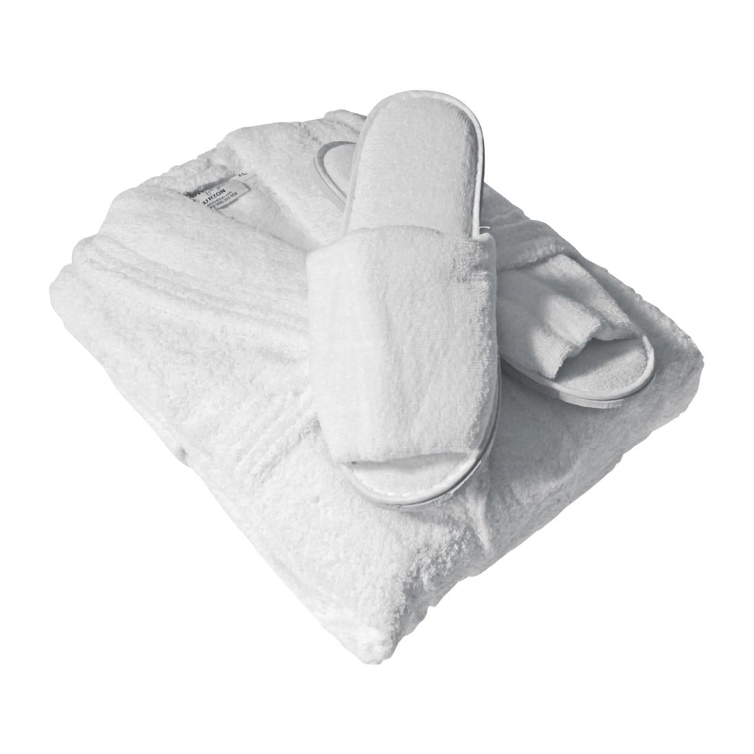 Mitre Luxury Curzon Bathrobe and Slipper Set Large - HB544  Mitre Luxury   