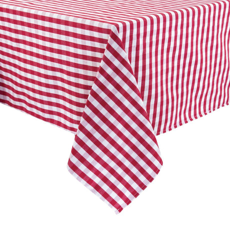 Mitre Comfort Gingham Tablecloth Red 1780 x 1780mm - HB583  Mitre Comfort   