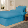 Mitre Essentials Spectrum Flat Sheet Turquoise Double - HB670  Mitre Essentials   