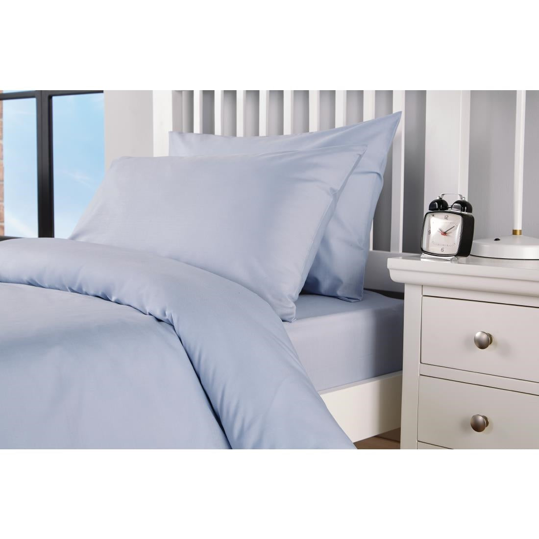 Mitre Essentials Spectrum Housewife Pillowcase Blue - HB915  Mitre Essentials   