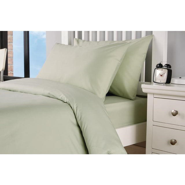 Mitre Essentials Spectrum Housewife Pillowcase Green - HB917  Mitre Essentials   