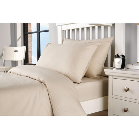 Mitre Essentials Spectrum Housewife Pillowcase Ivory - HB918  Mitre Essentials   