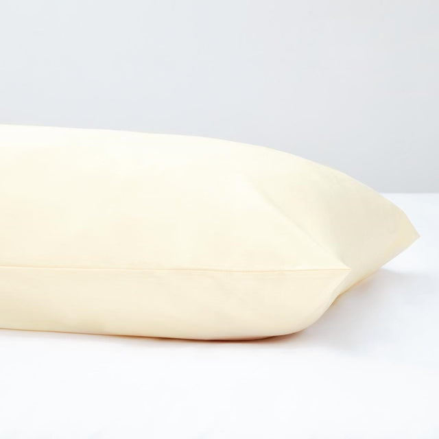 Mitre Essentials Temir Housewife Pillowcase Oatmeal (Pack of 2) - HB951  Mitre Essentials   