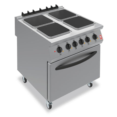 Falcon F900 Four Hotplate Electric Oven Range on Castors E9184 - HC088  Falcon   