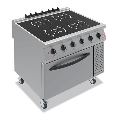 Falcon F900 Four Heat Zone Induction Range on Castors i91104 - HC090  Falcon   