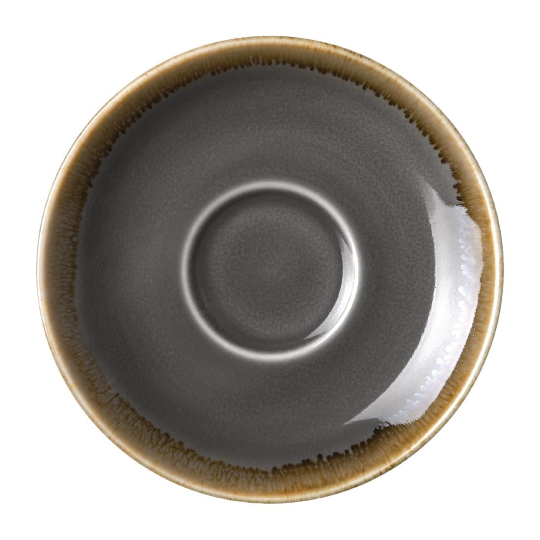 Olympia Kiln Espresso Saucer Smoke (Pack of 6) - HC389  Olympia   