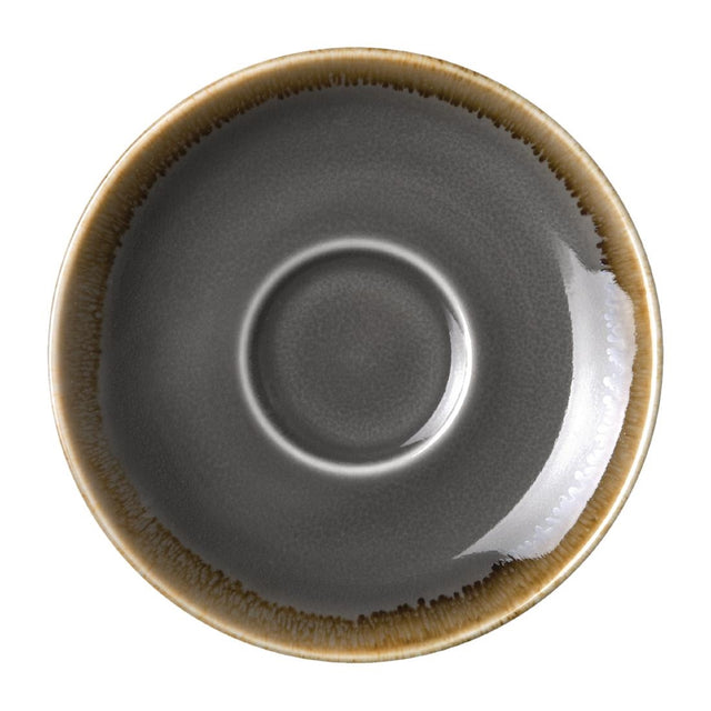 Olympia Kiln Espresso Saucer Smoke (Pack of 6) - HC389  Olympia   